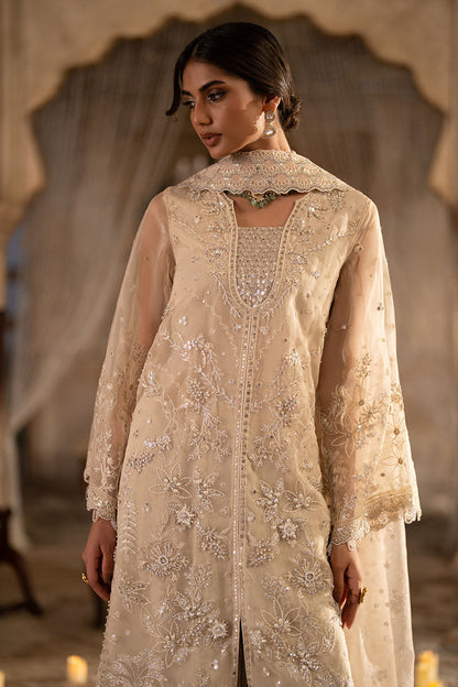 Cross Stitch | FW-25 RTW WEDDING EDIT-1 | PEBBLE GLAM - Wedding Dress - available at Maria Faisal in UK and USA.