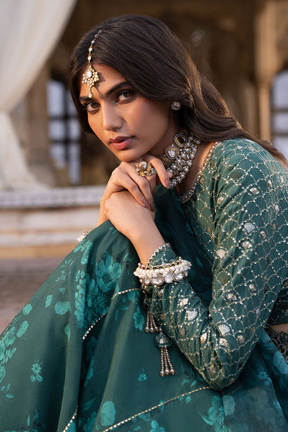 Cross Stitch | FW-25 RTW WEDDING EDIT-1 | SEQUIN GROVE - Wedding Dress - available at Maria Faisal in UK and USA.