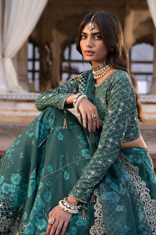 Cross Stitch | FW-25 RTW WEDDING EDIT-1 | SEQUIN GROVE - Wedding Dress - available at Maria Faisal in UK and USA.