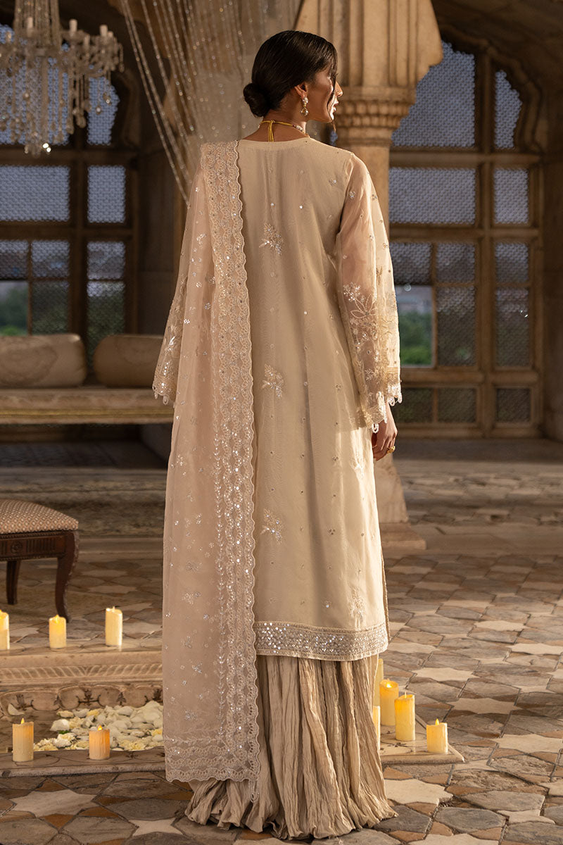 Cross Stitch | FW-25 RTW WEDDING EDIT-1 | PEBBLE GLAM - Wedding Dress - available at Maria Faisal in UK and USA.