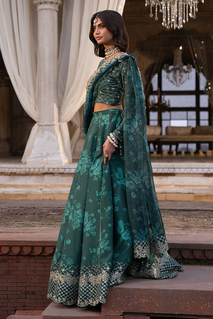 Cross Stitch | FW-25 RTW WEDDING EDIT-1 | SEQUIN GROVE - Wedding Dress - available at Maria Faisal in UK and USA.