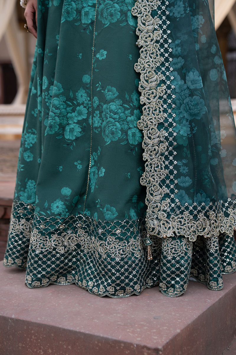 Cross Stitch | FW-25 RTW WEDDING EDIT-1 | SEQUIN GROVE - Wedding Dress - available at Maria Faisal in UK and USA.