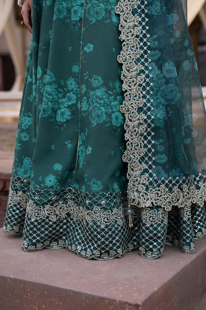 Cross Stitch | FW-25 RTW WEDDING EDIT-1 | SEQUIN GROVE - Wedding Dress - available at Maria Faisal in UK and USA.