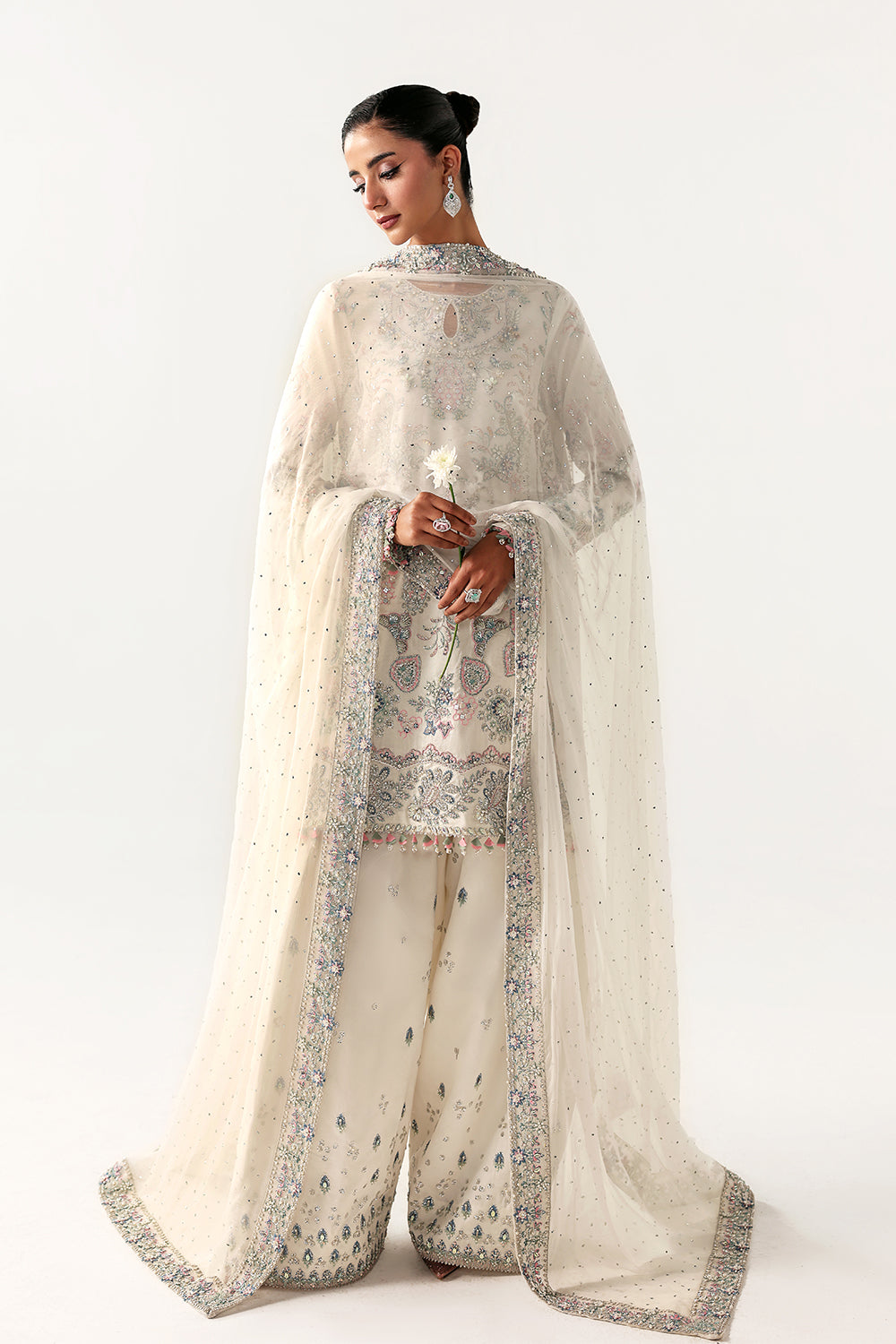 Saira Rizwan | Silk Luxe 26 | AYLIN- SRLSP-26-08 - Dress - available at Maria Faisal in UK and USA.