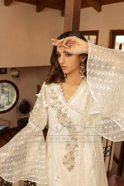 Panache | Pret | White Mystique by Maria Faisal - Registered Vendor of : Panache By Mona - type : Ladies Clothes - 100% original wedding dresses
