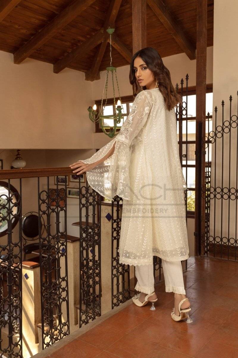 Panache | Pret | White Mystique by Maria Faisal - Registered Vendor of : Panache By Mona - type : Ladies Clothes - 100% original wedding dresses