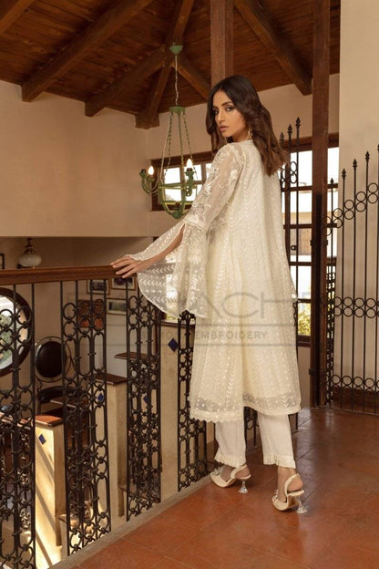 Panache | Pret | White Mystique by Maria Faisal - Registered Vendor of : Panache By Mona - type : Ladies Clothes - 100% original wedding dresses