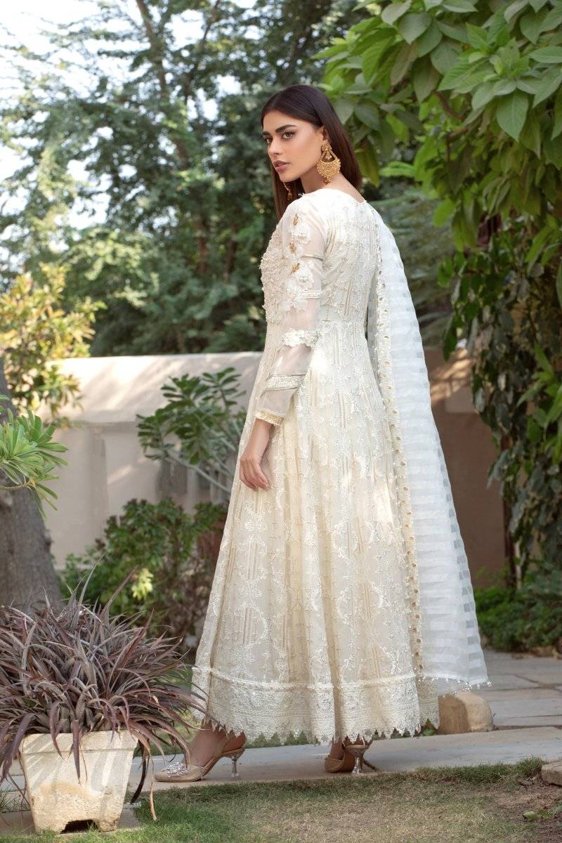 Panache | Pret | White Sparkle by Maria Faisal - Registered Vendor of : Panache By Mona - type : Ladies Clothes - 100% original wedding dresses