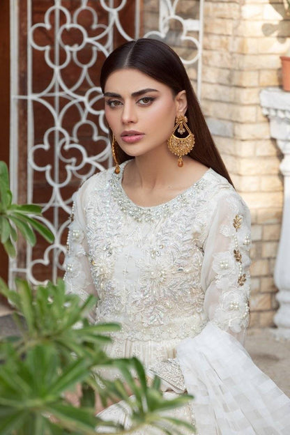 Panache | Pret | White Sparkle by Maria Faisal - Registered Vendor of : Panache By Mona - type : Ladies Clothes - 100% original wedding dresses