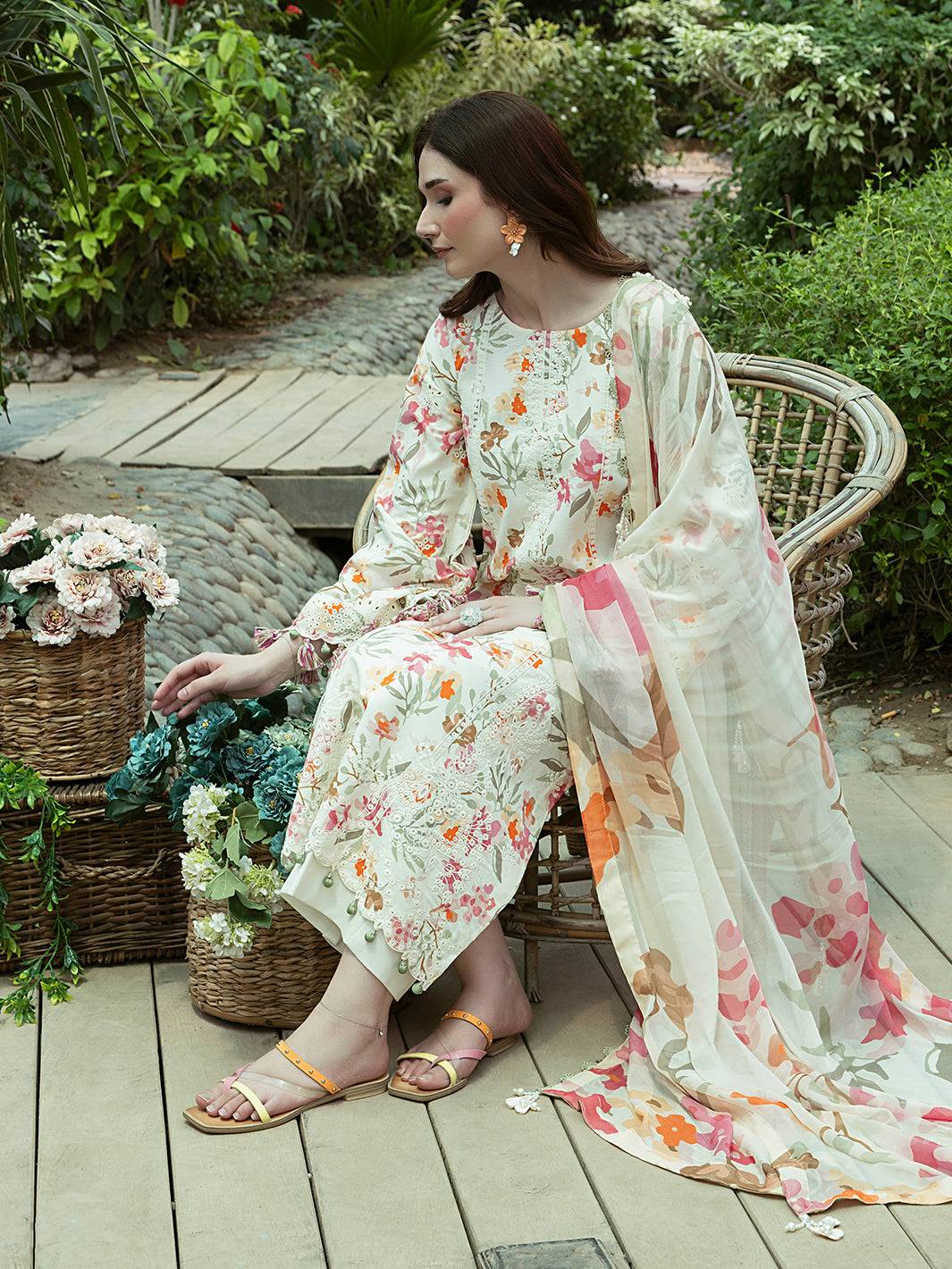 Izel | Oh Spring Lawn 25 | WISTERIA by Maria Faisal - Registered Vendor of : Izel - type : Ladies Clothes - 100% original wedding dresses