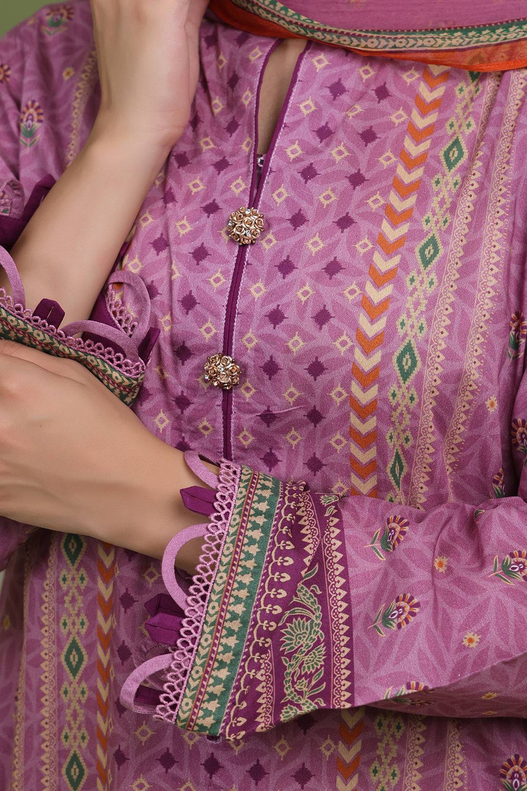 Zellbury | Unstitched 3 Piece Lawn | Shirt Shalwar Dupatta - 1718 by Maria Faisal - Registered Vendor of : Zellbury Women - type : Essential Unstitched - 100% original wedding dresses