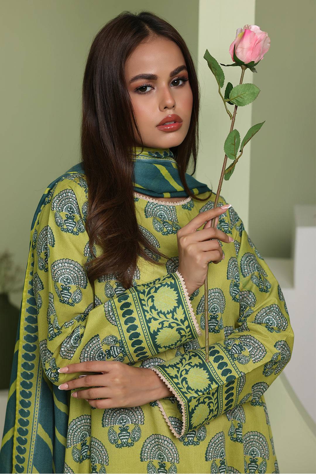 Zellbury | Unstitched 3 Piece Lawn | Shirt Shalwar Dupatta - 1720 by Maria Faisal - Registered Vendor of : Zellbury Women - type : Essential Unstitched - 100% original wedding dresses