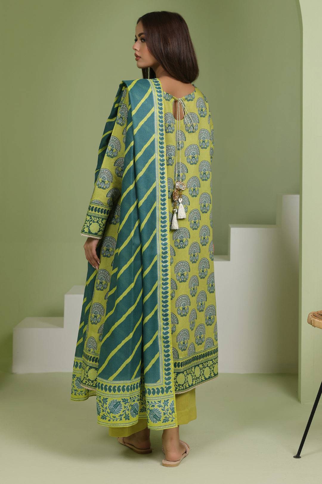 Zellbury | Unstitched 3 Piece Lawn | Shirt Shalwar Dupatta - 1720 by Maria Faisal - Registered Vendor of : Zellbury Women - type : Essential Unstitched - 100% original wedding dresses