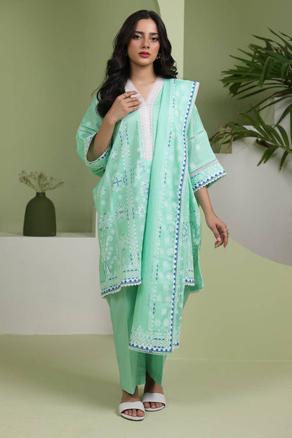 Zellbury | Unstitched 3 Piece Slub | Shirt Shalwar Dupatta - 1240 by Maria Faisal - Registered Vendor of : Zellbury Women - type : Essential Unstitched - 100% original wedding dresses