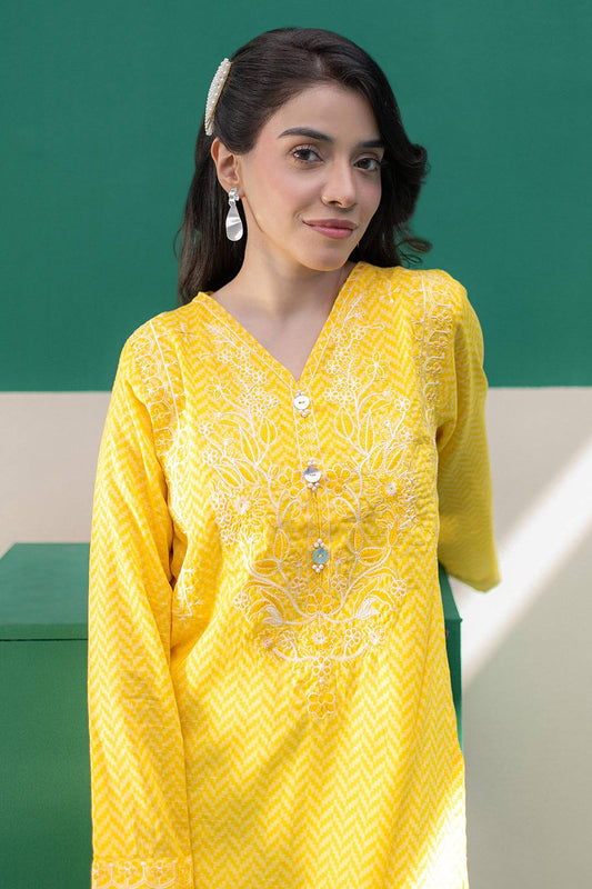 Zellbury | Summer Pret | Embroidered Kurta - 2895 by Maria Faisal - Registered Vendor of : Zellbury Women - type : Essential Pret - 100% original wedding dresses