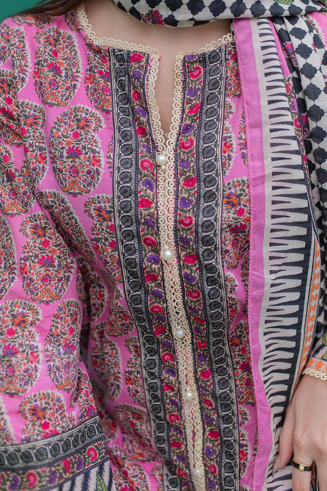 Zellbury | Summer Pret | Kurta Dupatta Trouser - 2830 by Maria Faisal - Registered Vendor of : Zellbury Women - type : Essential Pret - 100% original wedding dresses