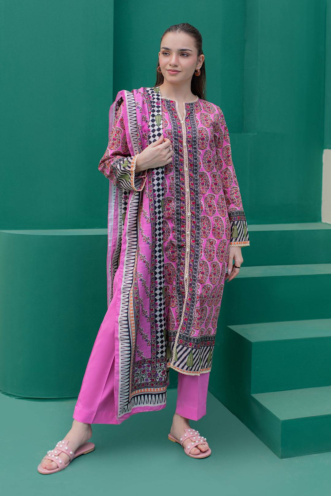 Zellbury | Summer Pret | Kurta Dupatta Trouser - 2830 by Maria Faisal - Registered Vendor of : Zellbury Women - type : Essential Pret - 100% original wedding dresses