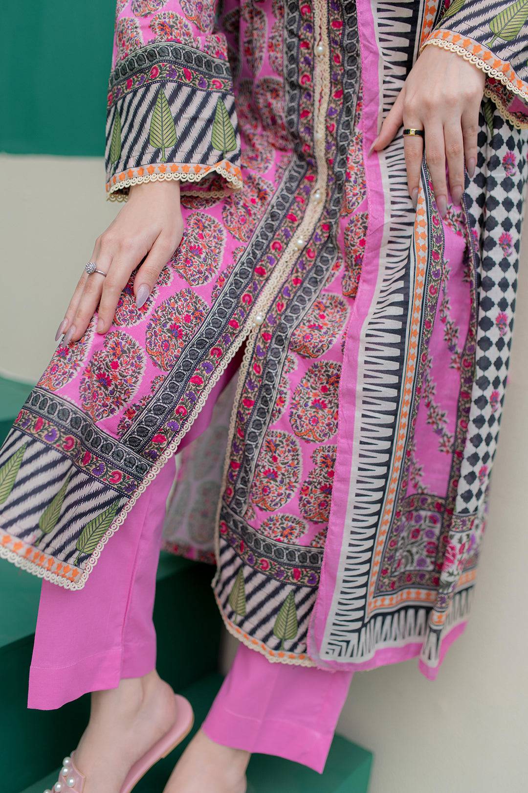 Zellbury | Summer Pret | Kurta Dupatta Trouser - 2830 by Maria Faisal - Registered Vendor of : Zellbury Women - type : Essential Pret - 100% original wedding dresses