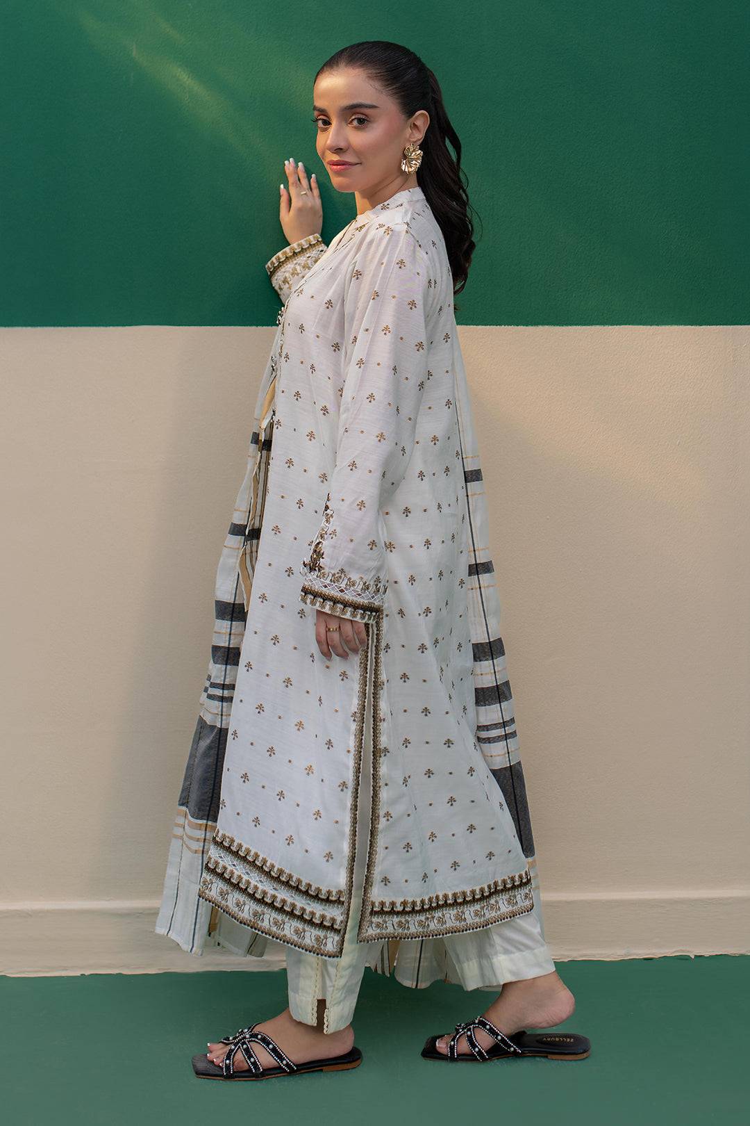 Zellbury | Summer Pret | Embroidered Kurta Dupatta - 1978 by Maria Faisal - Registered Vendor of : Zellbury Women - type : Signature Pret - 100% original wedding dresses