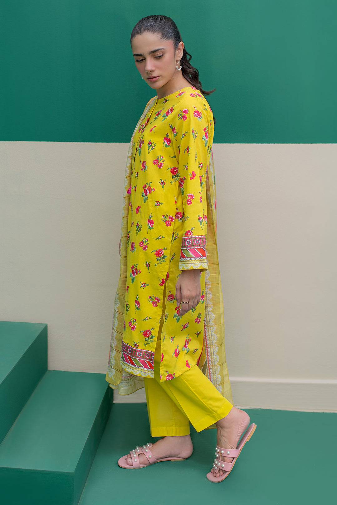 Zellbury | Summer Pret | Kurta Dupatta Trouser - 2111 by Maria Faisal - Registered Vendor of : Zellbury Women - type : Essential Pret - 100% original wedding dresses