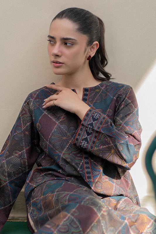 Zellbury | Winter Pret | Kurta - 3042 by Maria Faisal - Registered Vendor of : Zellbury Women - type : Essential Pret - 100% original wedding dresses