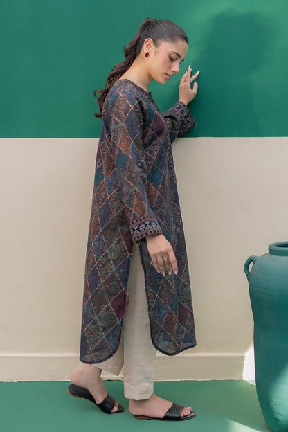 Zellbury | Winter Pret | Kurta - 3042 by Maria Faisal - Registered Vendor of : Zellbury Women - type : Essential Pret - 100% original wedding dresses