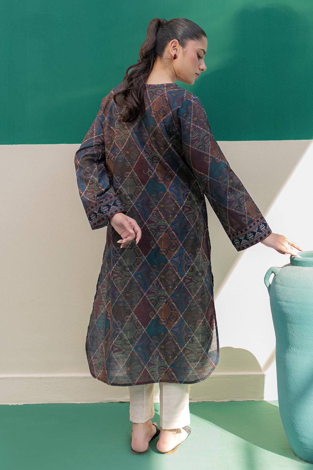 Zellbury | Winter Pret | Kurta - 3042 by Maria Faisal - Registered Vendor of : Zellbury Women - type : Essential Pret - 100% original wedding dresses