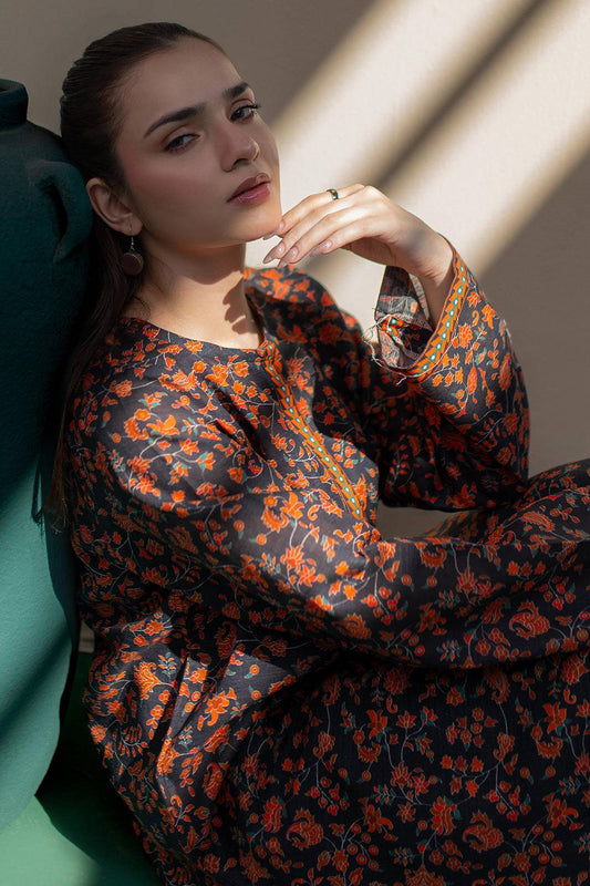 Zellbury | Winter Pret | Kurta - 3043 by Maria Faisal - Registered Vendor of : Zellbury Women - type : Essential Pret - 100% original wedding dresses