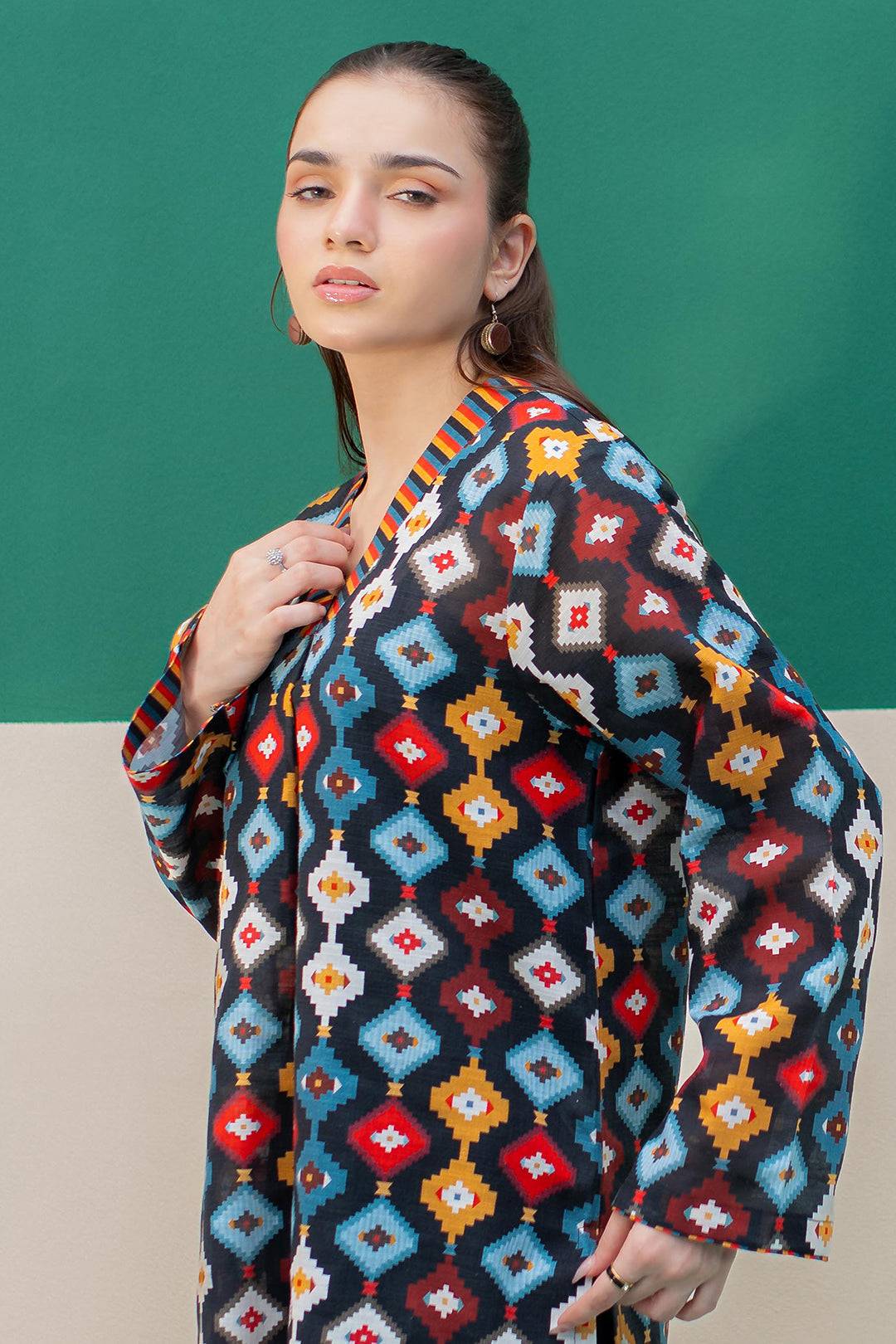 Zellbury | Winter Pret | Kurta - 3091 by Maria Faisal - Registered Vendor of : Zellbury Women - type : Essential Pret - 100% original wedding dresses