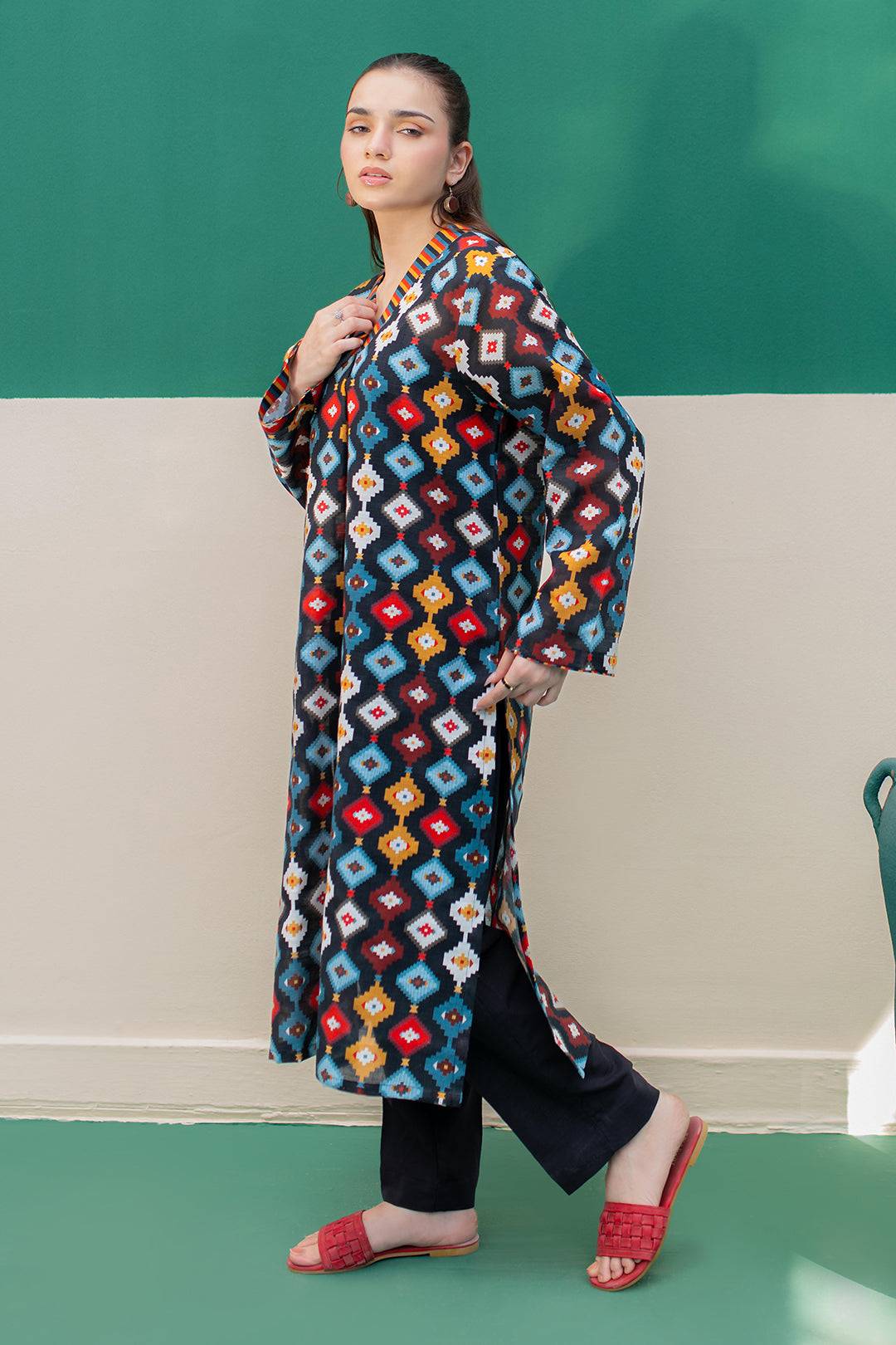 Zellbury | Winter Pret | Kurta - 3091 by Maria Faisal - Registered Vendor of : Zellbury Women - type : Essential Pret - 100% original wedding dresses