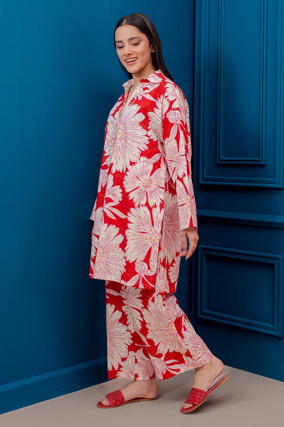 Zellbury | Winter Pret | Kurta Trouser - 2984 by Maria Faisal - Registered Vendor of : Zellbury Women - type : Essential Pret - 100% original wedding dresses