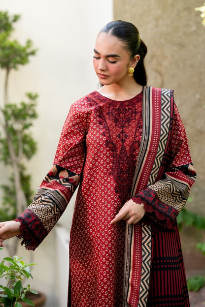 Xenia Formals | Autumn Refresh |IFLAAH - is Deep Red dress from Xenia Formals - Ladies Clothes - Maria Faisal