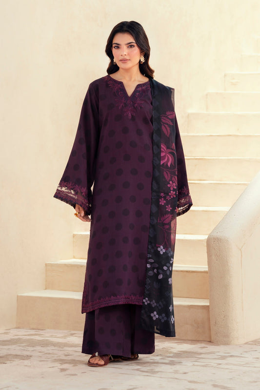 Xenia Formals | Autumn Refresh | IRIS - is Deep Violet dress from Xenia Formals - Ladies Clothes - Maria Faisal