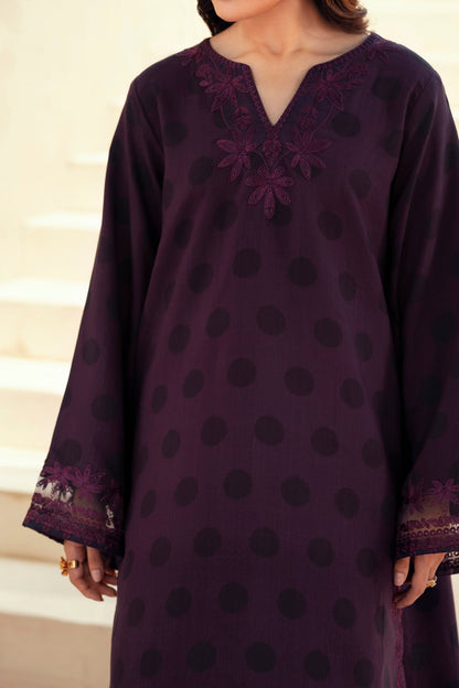 Xenia Formals | Autumn Refresh | IRIS - is Deep Violet dress from Xenia Formals - Ladies Clothes - Maria Faisal