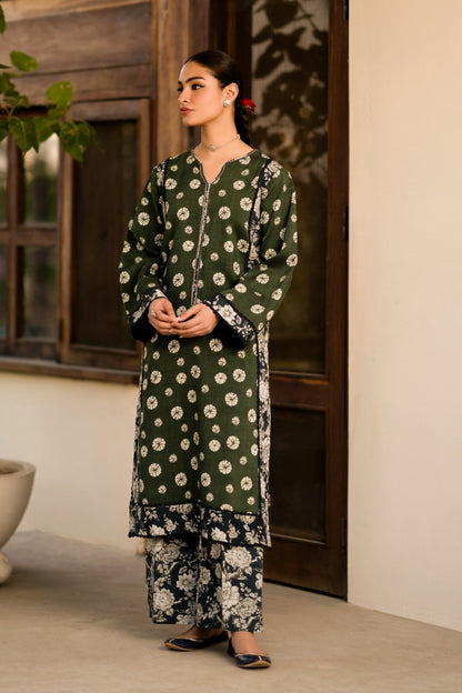 Xenia Formals | Autumn Refresh | IZZAH - is Deep Olive Green dress from Xenia Formals - Ladies Clothes - Maria Faisal