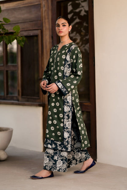 Xenia Formals | Autumn Refresh | IZZAH - is Deep Olive Green dress from Xenia Formals - Ladies Clothes - Maria Faisal