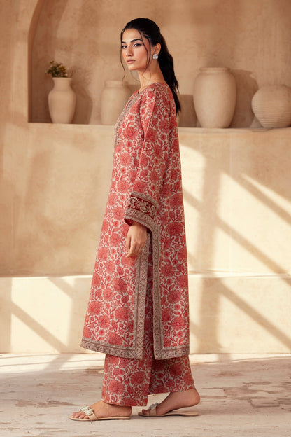 Xenia Formals | Autumn Refresh | LAPIS - is Rust dress from Xenia Formals - Ladies Clothes - Maria Faisal