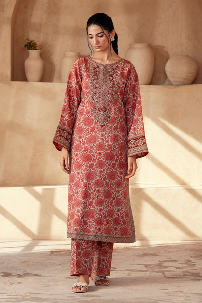 Xenia Formals | Autumn Refresh | LAPIS - is Rust dress from Xenia Formals - Ladies Clothes - Maria Faisal