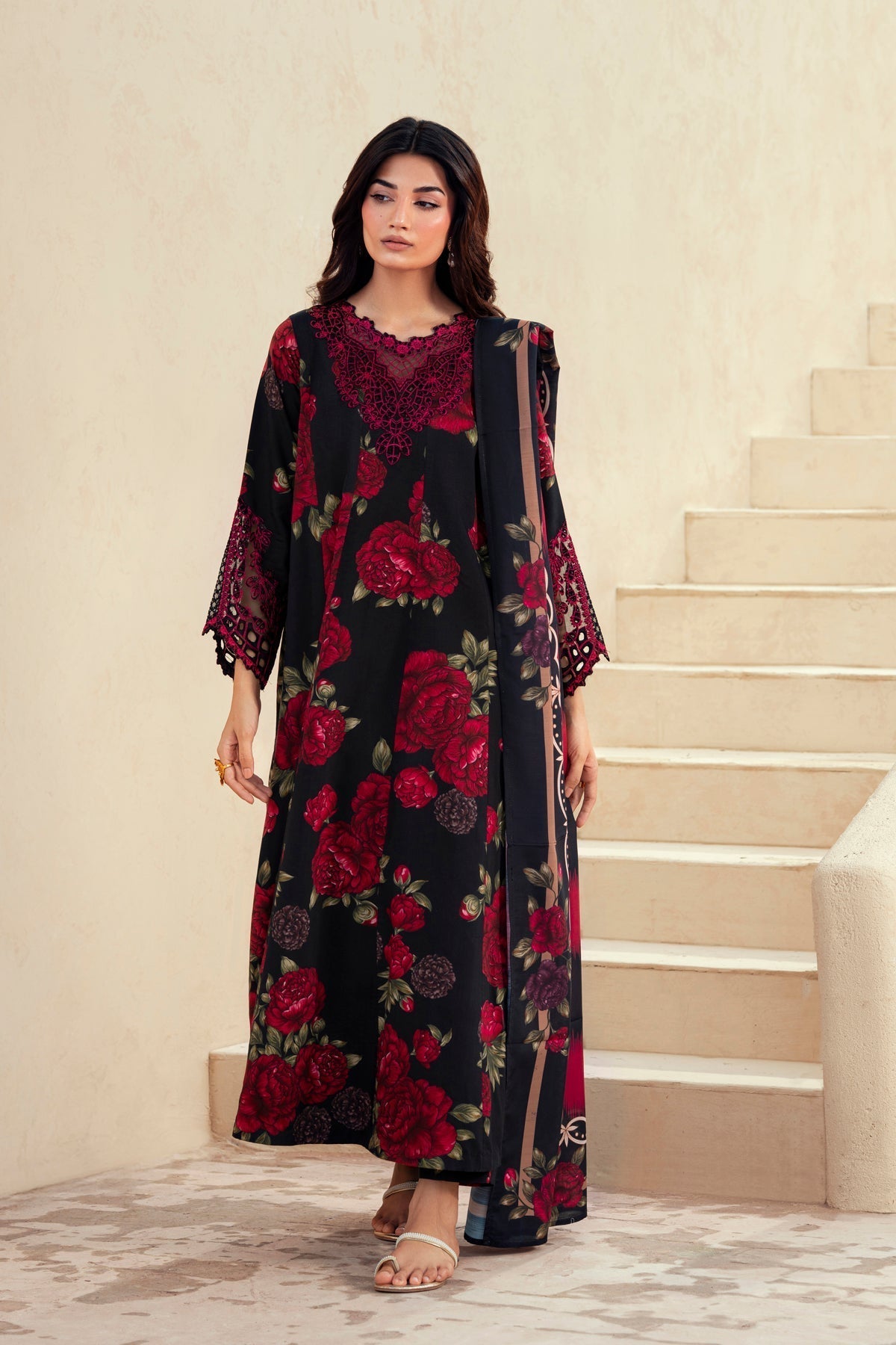 Xenia Formals | Autumn Refresh | RAVENNA - is Black dress from Xenia Formals - Ladies Clothes - Maria Faisal
