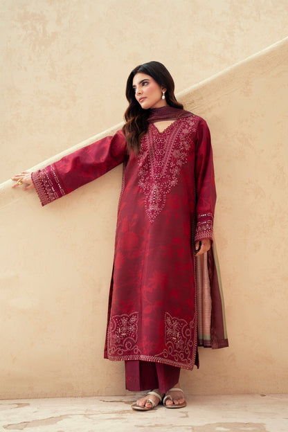 Xenia Formals | Autumn Refresh | STACIE - is Deep Red dress from Xenia Formals - Ladies Clothes - Maria Faisal