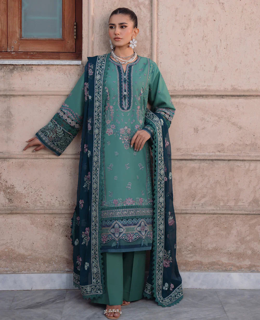 Xenia Formals | Lawn Collection 24 | Zevah - Ladies Clothes - Maria Faisal