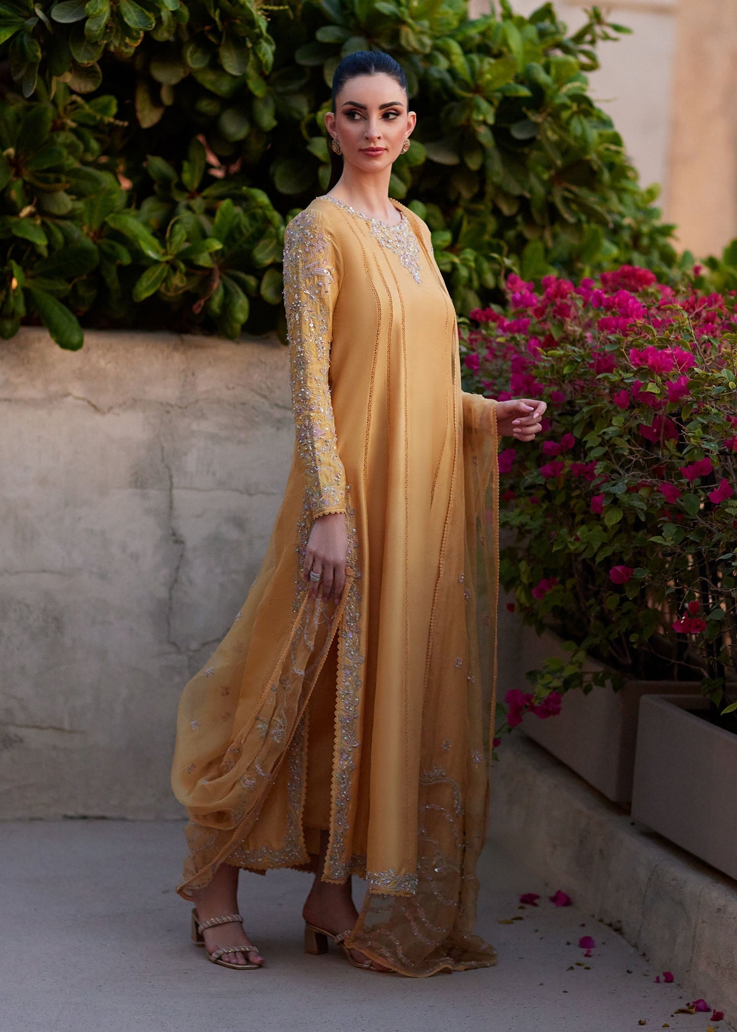 Kanwal Malik | Ghina Luxury Pret | Reha - Luxury Dress - available at Maria Faisal in UK and USA.
