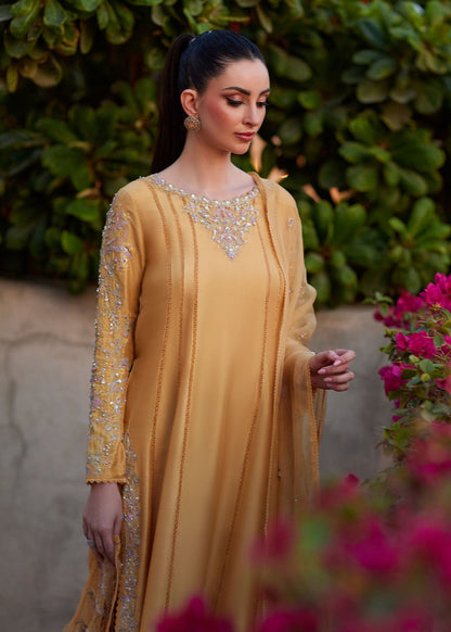 Kanwal Malik | Ghina Luxury Pret | Reha - Luxury Dress - available at Maria Faisal in UK and USA.