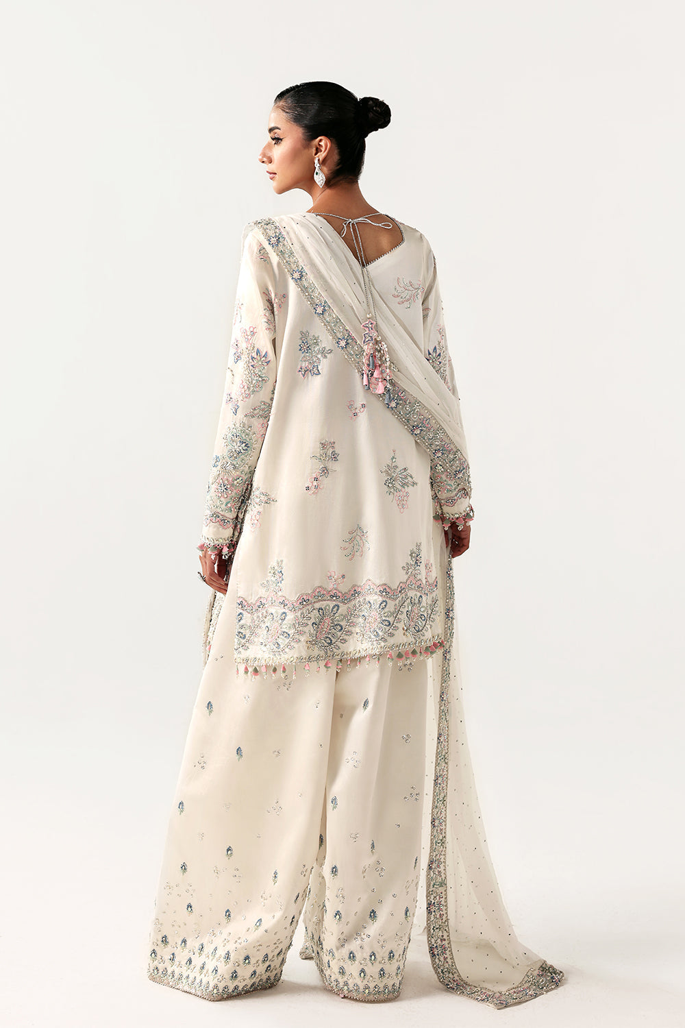 Saira Rizwan | Silk Luxe 26 | AYLIN- SRLSP-26-08 - Dress - available at Maria Faisal in UK and USA.