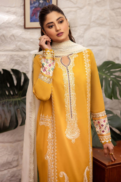 Zaha | Lawn 24 | FERYA (ZL24-06 A) - Ladies Clothes - Maria Faisal