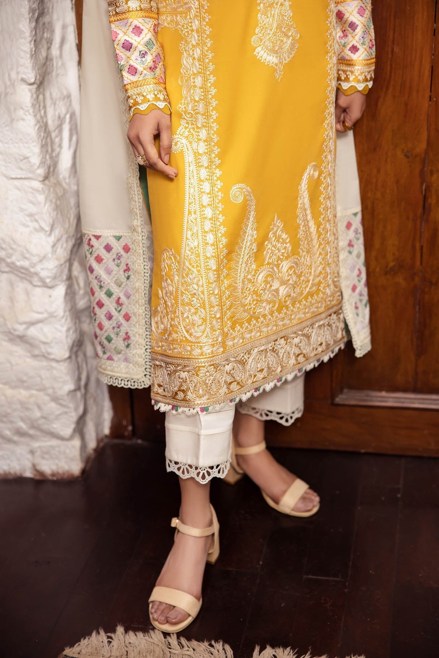Zaha | Lawn 24 | FERYA (ZL24-06 A) - Ladies Clothes - Maria Faisal