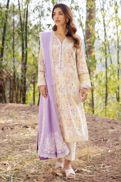 Zaha | Lawn 24 | SEZEM (ZL24-13 A) - Ladies Clothes - Maria Faisal