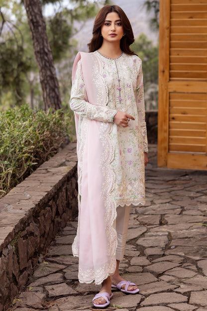 Zaha | Lawn 24 | LEYLA (ZL24-12 B) - Ladies Clothes - Maria Faisal