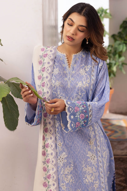Zaha | Lawn 24 | NARINA (ZL24-15 B) - Ladies Clothes - Maria Faisal