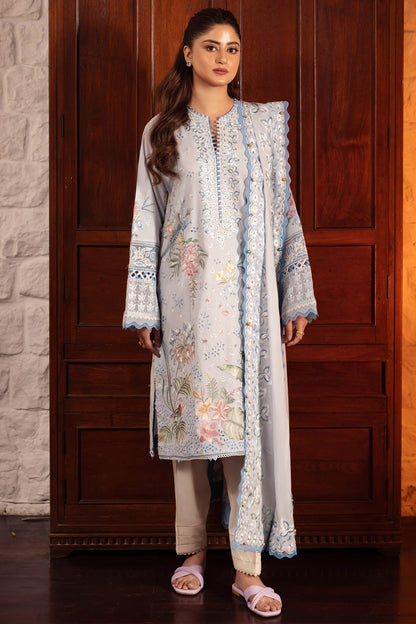 Zaha | Lawn 24 | ELA (ZL24-01 B) - Ladies Clothes - Maria Faisal